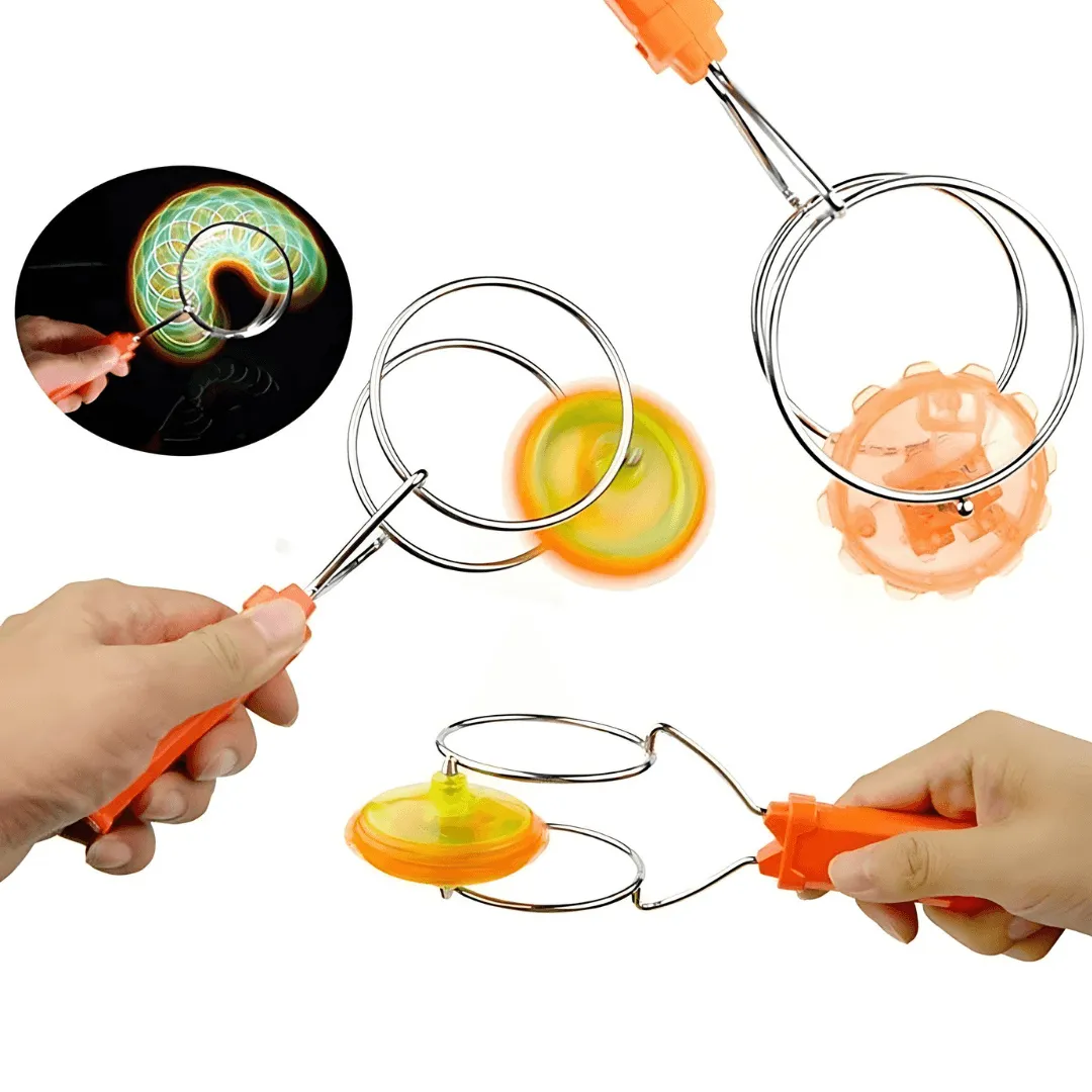 1 Light-Up Gyroscope with colorful LEDs