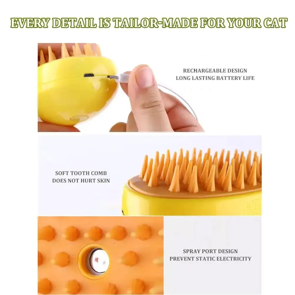 3-in-1 Pet Care Brush