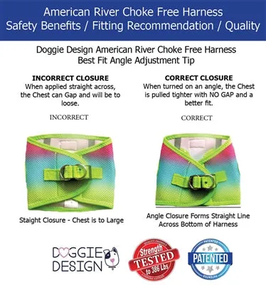 American River Camo Choke-Free Dog Harness - Green Camo
