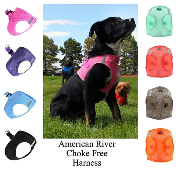 American River Ultra Choke Free Soft Mesh Dog Harness™ - Fossil Brown