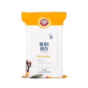 Arm & Hammer Heavy Duty Bathing Wipes for Dogs - 30 ct pouch