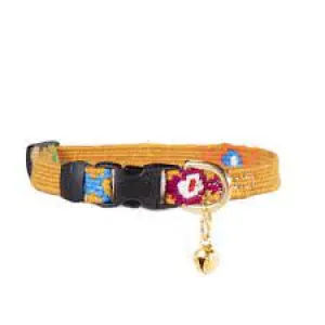ATWCW God's Eye Gold - Mayan Artisan-Handmade Cat Collars