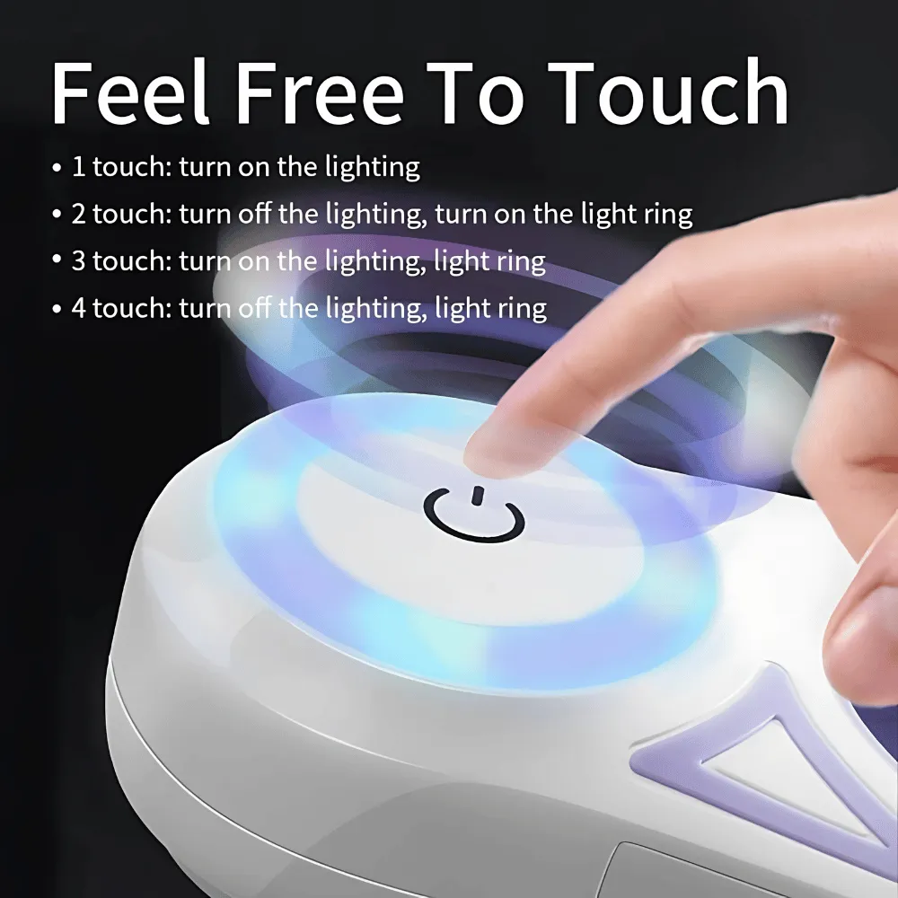 Automatic Retractable LED Dog Leash – Safe Night Walks with One-Hand Control