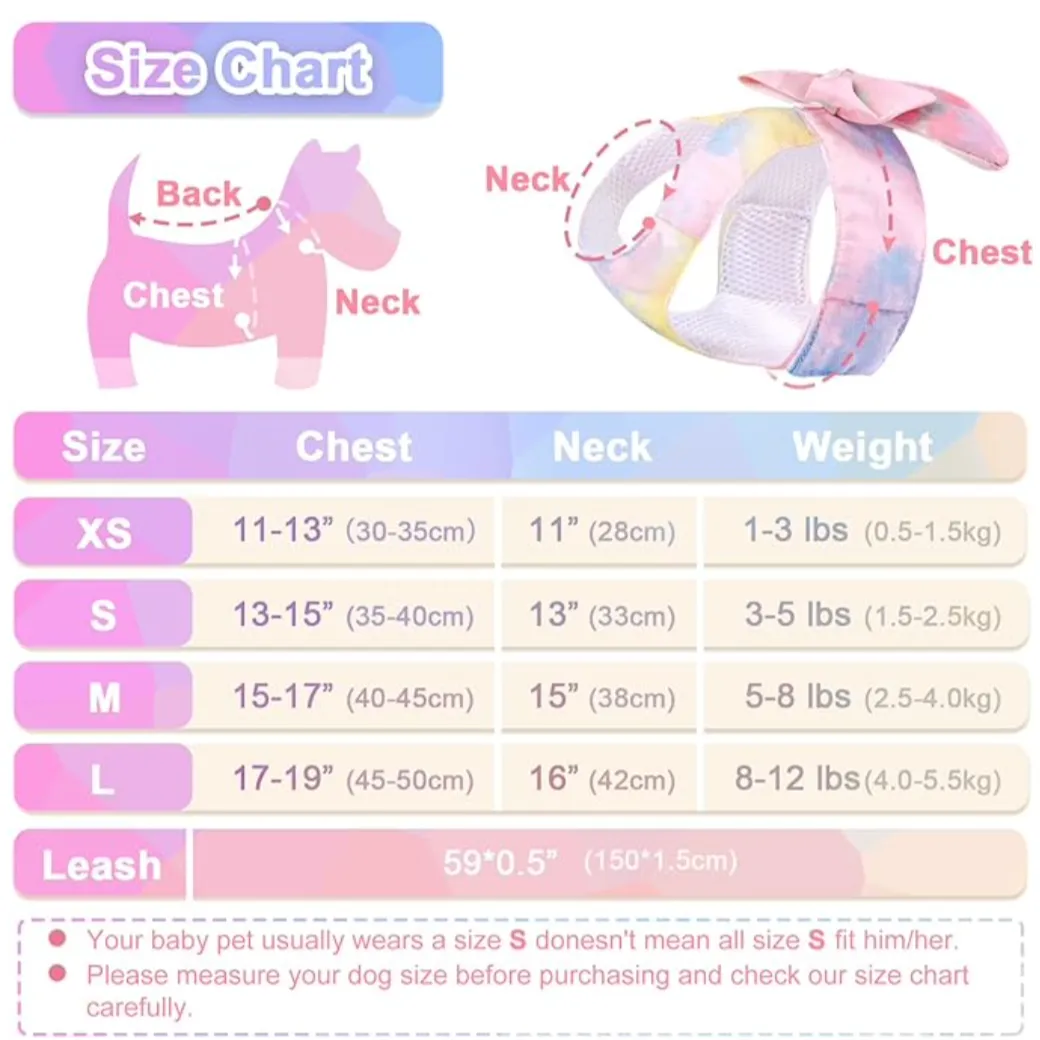 Bow Harness & Leash Set