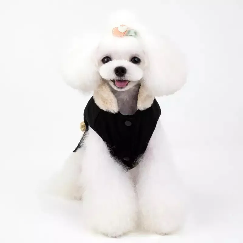 Bowknot Thicken Dog Jacket