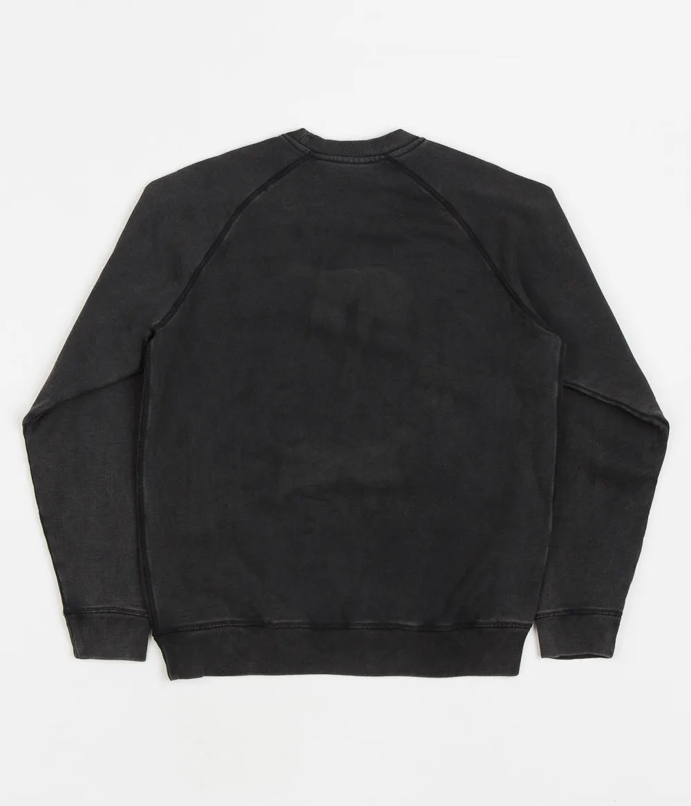 by Parra Swimming With Pets Crewneck Sweatshirt - Asphalt Grey