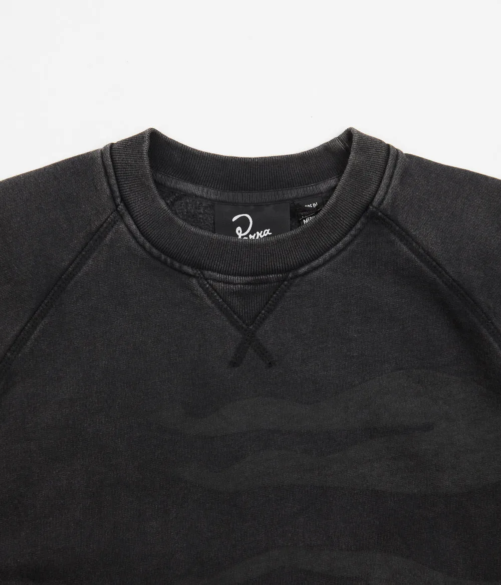 by Parra Swimming With Pets Crewneck Sweatshirt - Asphalt Grey