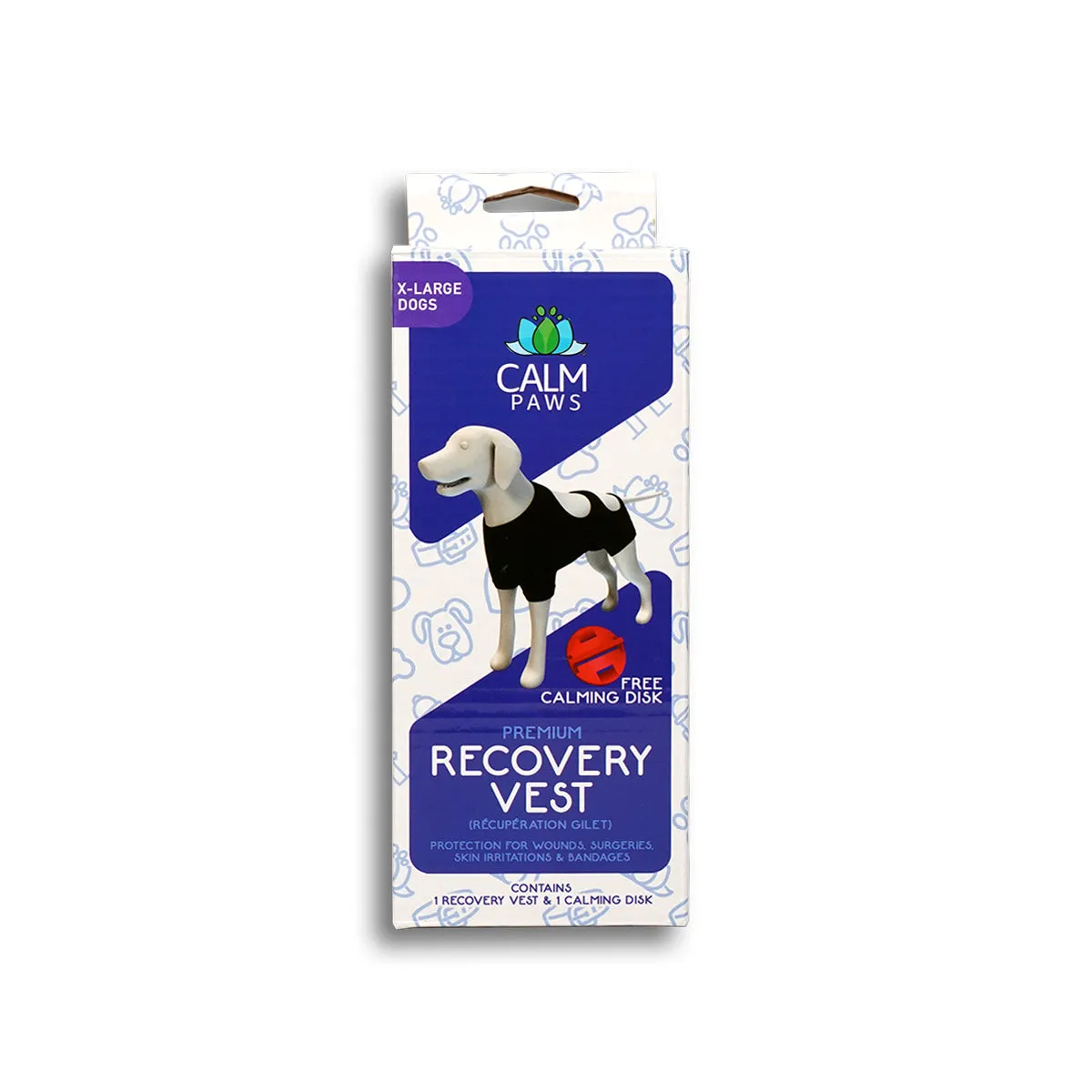 Calm Paws Calming Recovery Vest (5 Sizes)