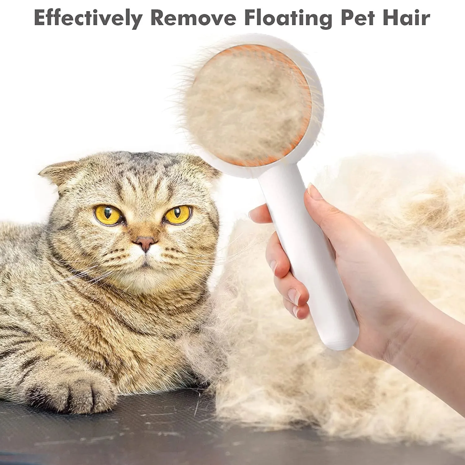 Cat Brush Pet Comb Hair Removes Pet Hair Brush For Cats Dogs Self Cleaning Slicker Brush Removes Tangled Hair Cat Accessories