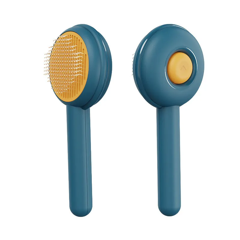 Cat Brush Pet Comb Hair Removes Pet Hair Brush For Cats Dogs Self Cleaning Slicker Brush Removes Tangled Hair Cat Accessories