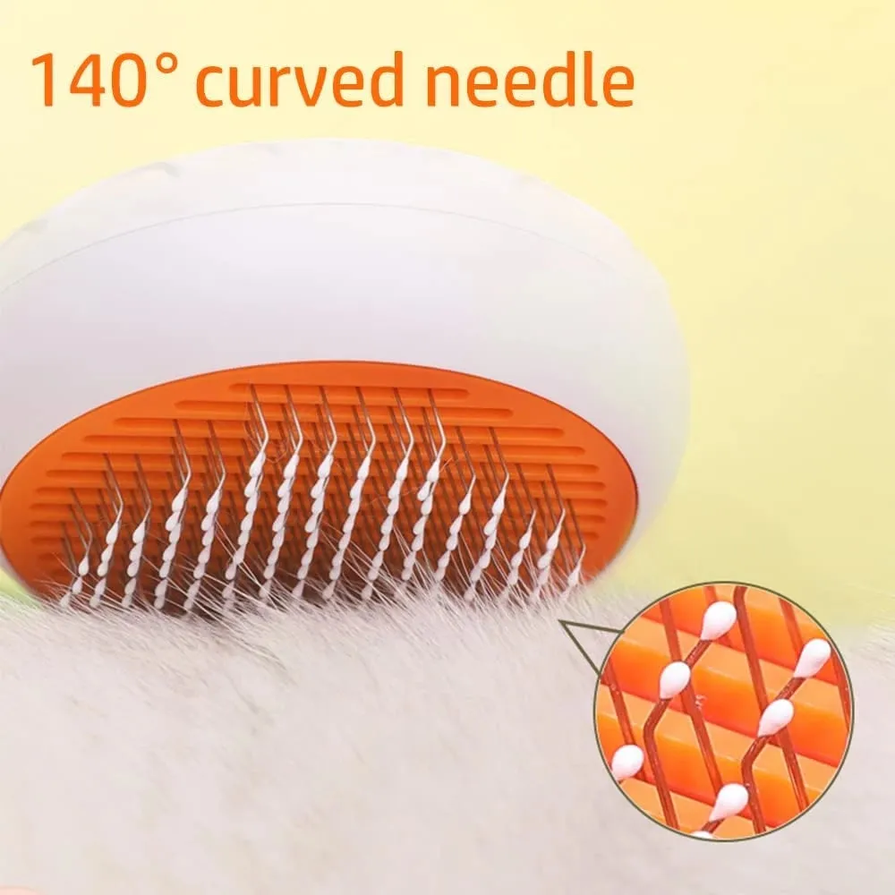 Cat Brush Pet Comb Hair Removes Pet Hair Brush For Cats Dogs Self Cleaning Slicker Brush Removes Tangled Hair Cat Accessories