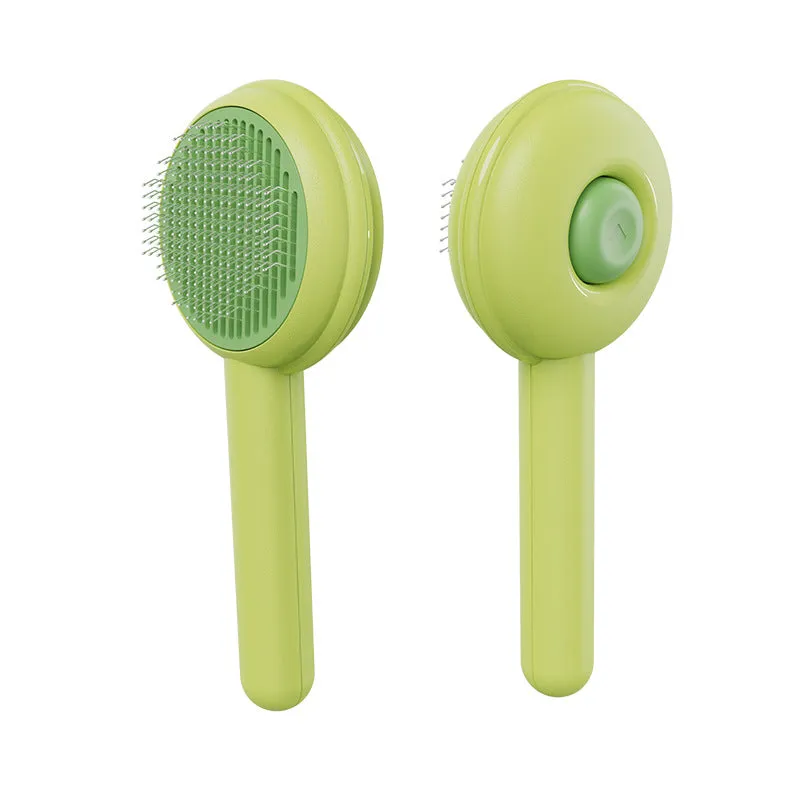 Cat Brush Pet Comb Hair Removes Pet Hair Brush For Cats Dogs Self Cleaning Slicker Brush Removes Tangled Hair Cat Accessories