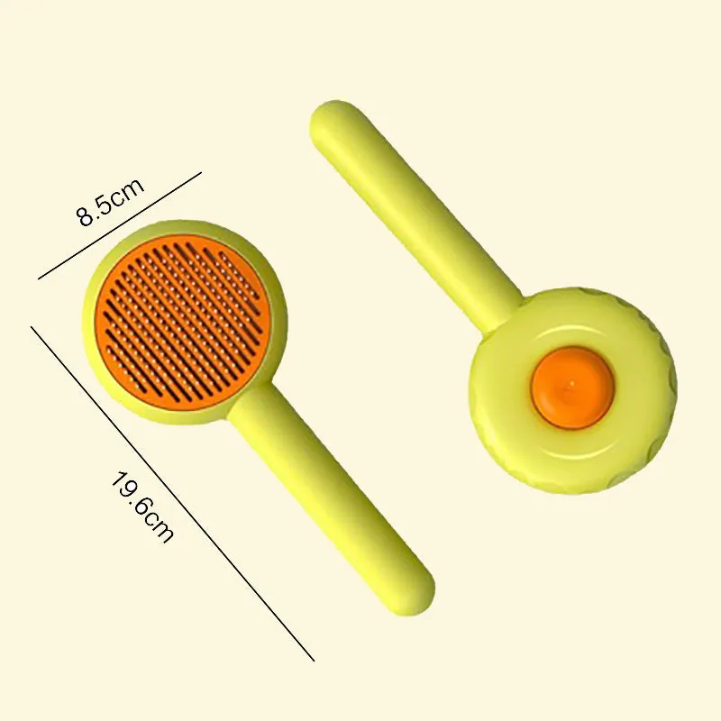 Cat Brush Pet Comb Hair Removes Pet Hair Brush For Cats Dogs Self Cleaning Slicker Brush Removes Tangled Hair Cat Accessories