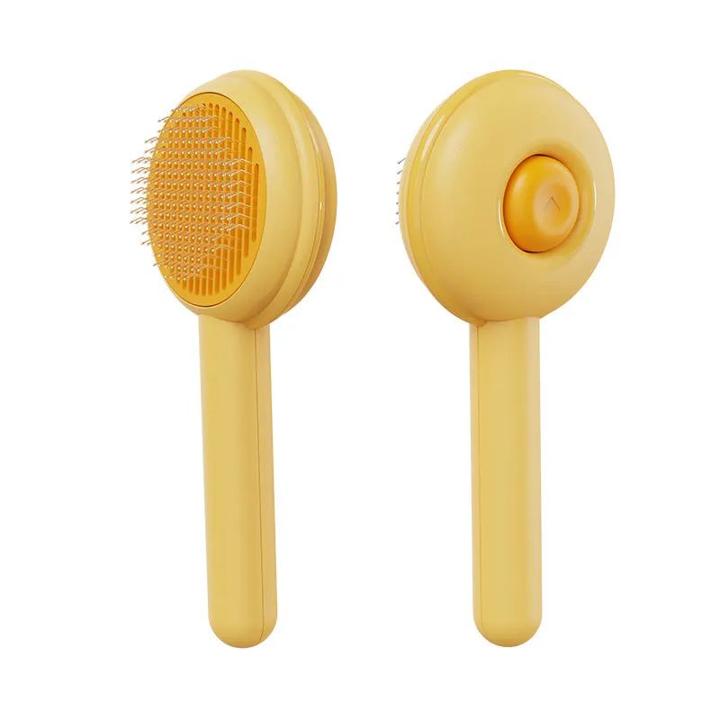 Cat Brush Pet Comb Hair Removes Pet Hair Brush For Cats Dogs Self Cleaning Slicker Brush Removes Tangled Hair Cat Accessories