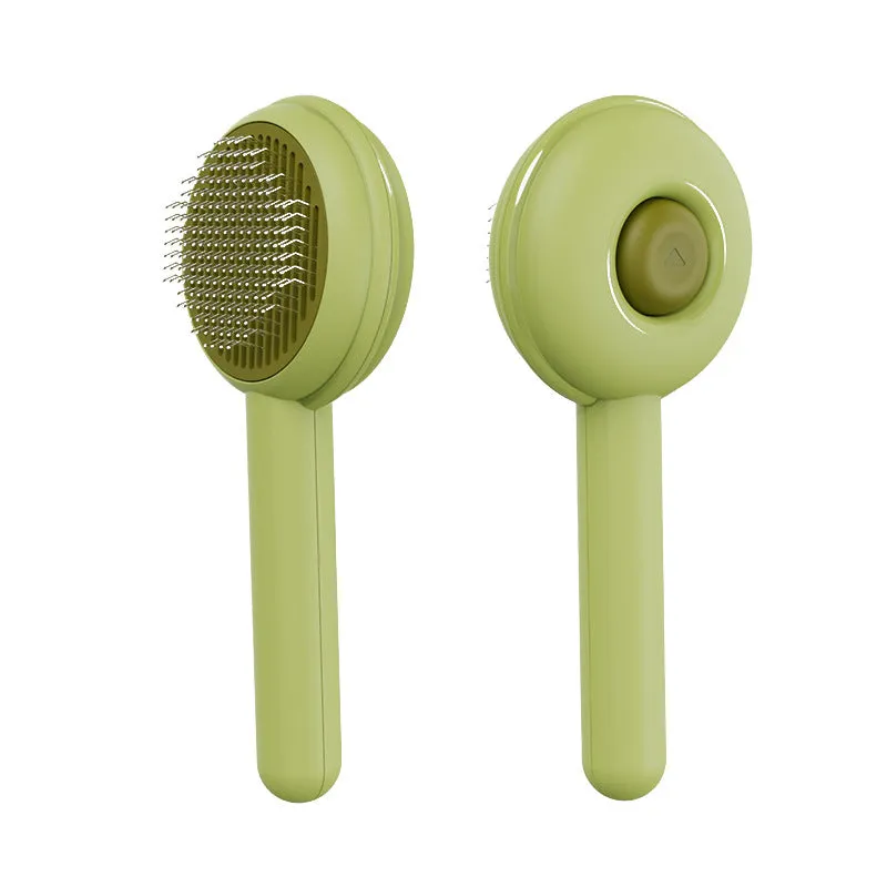 Cat Brush Pet Comb Hair Removes Pet Hair Brush For Cats Dogs Self Cleaning Slicker Brush Removes Tangled Hair Cat Accessories