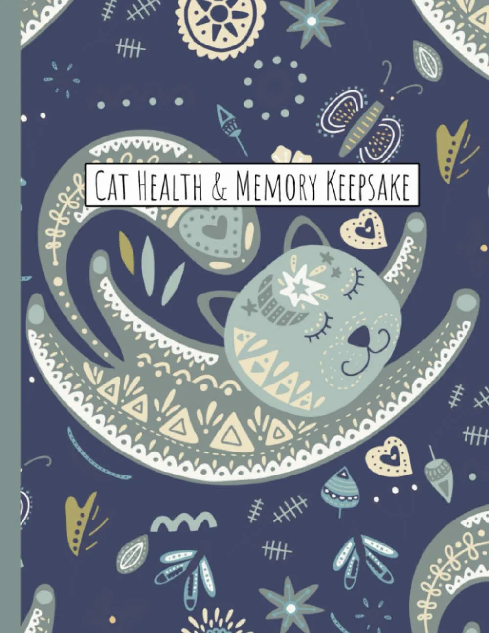 Cat Health & Memory Keepsake: Cat Medical Record Tracker Log Book and Journal For Sharing Fun Memories Paperback  January 17, 2021