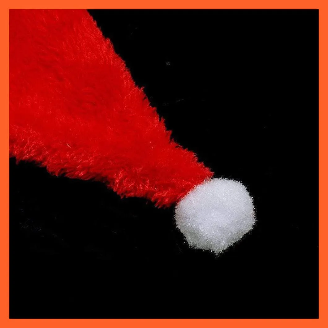 Christmas Dog Hat And Collar | Dogs Costume Santa Hats & Necklace With Bell