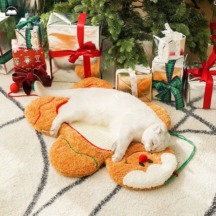 Christmas Gingerbread Man Soft Pet Pad