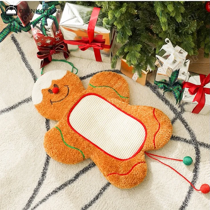 Christmas Gingerbread Man Soft Pet Pad