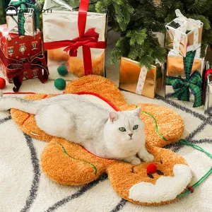 Christmas Gingerbread Man Soft Pet Pad