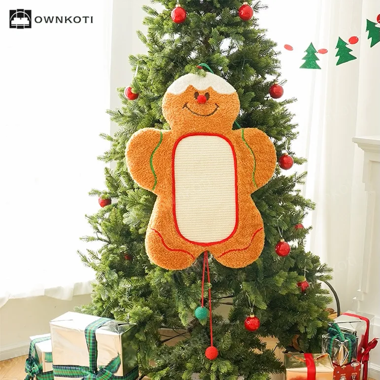Christmas Gingerbread Man Soft Pet Pad
