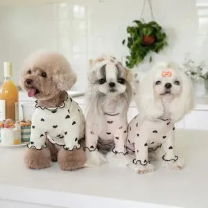 Cozy Embroidered Bear Pet Vest for Winter