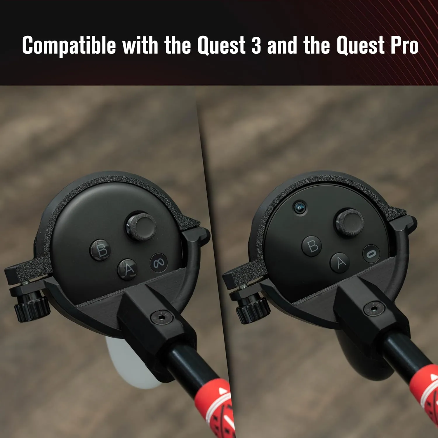 DeadEyeVR - DriVR - Golf Club for Meta Quest 3 and Pro - Realistic VR Golf Simulator Handle - Weighted VR Golf Club Grip for Enhanced Play
