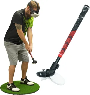 DeadEyeVR - DriVR - Golf Club for Meta Quest 3 and Pro - Realistic VR Golf Simulator Handle - Weighted VR Golf Club Grip for Enhanced Play