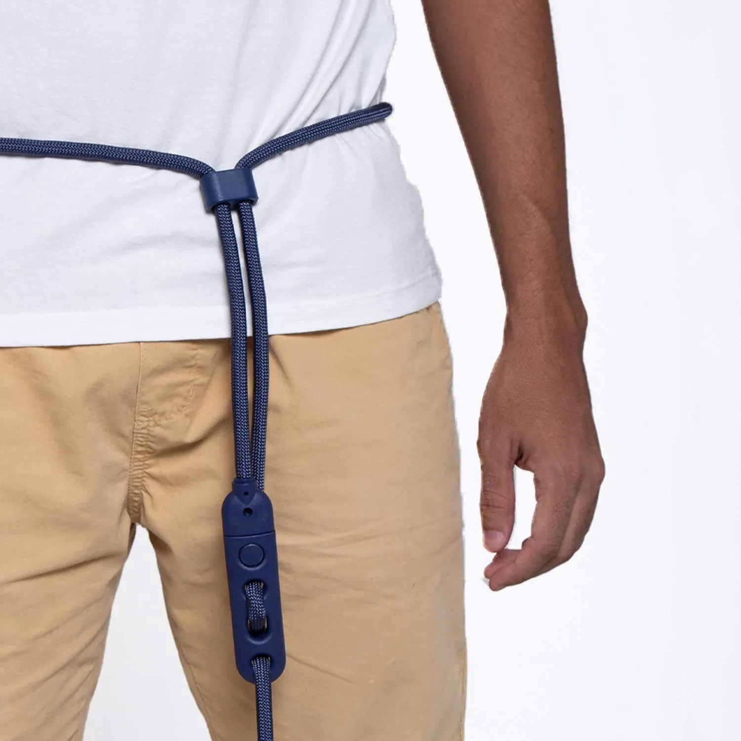 Deep Blue 4-in-1 Hands-Free Dog Leash  Adjustable for Crossbody, Waist, Long Leash, or Tether Use  Stylish, Lightweight, and Comfortable for Everyday Walks
