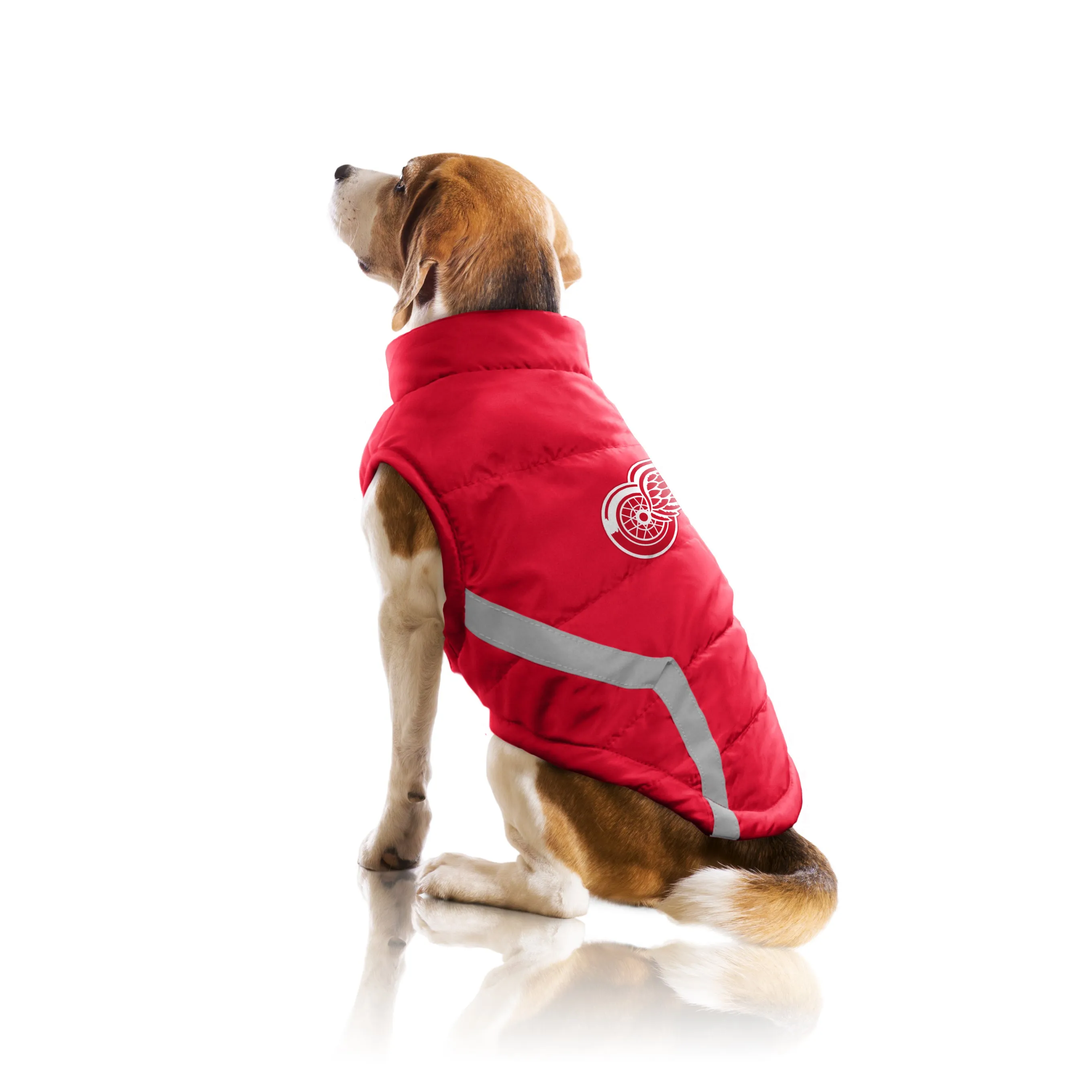 Detroit Red Wings Pet Puffer Vest