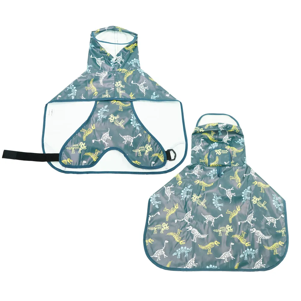 DinoGuard French Bulldog Dinosaur Raincoat Waterproof Pet Apparel