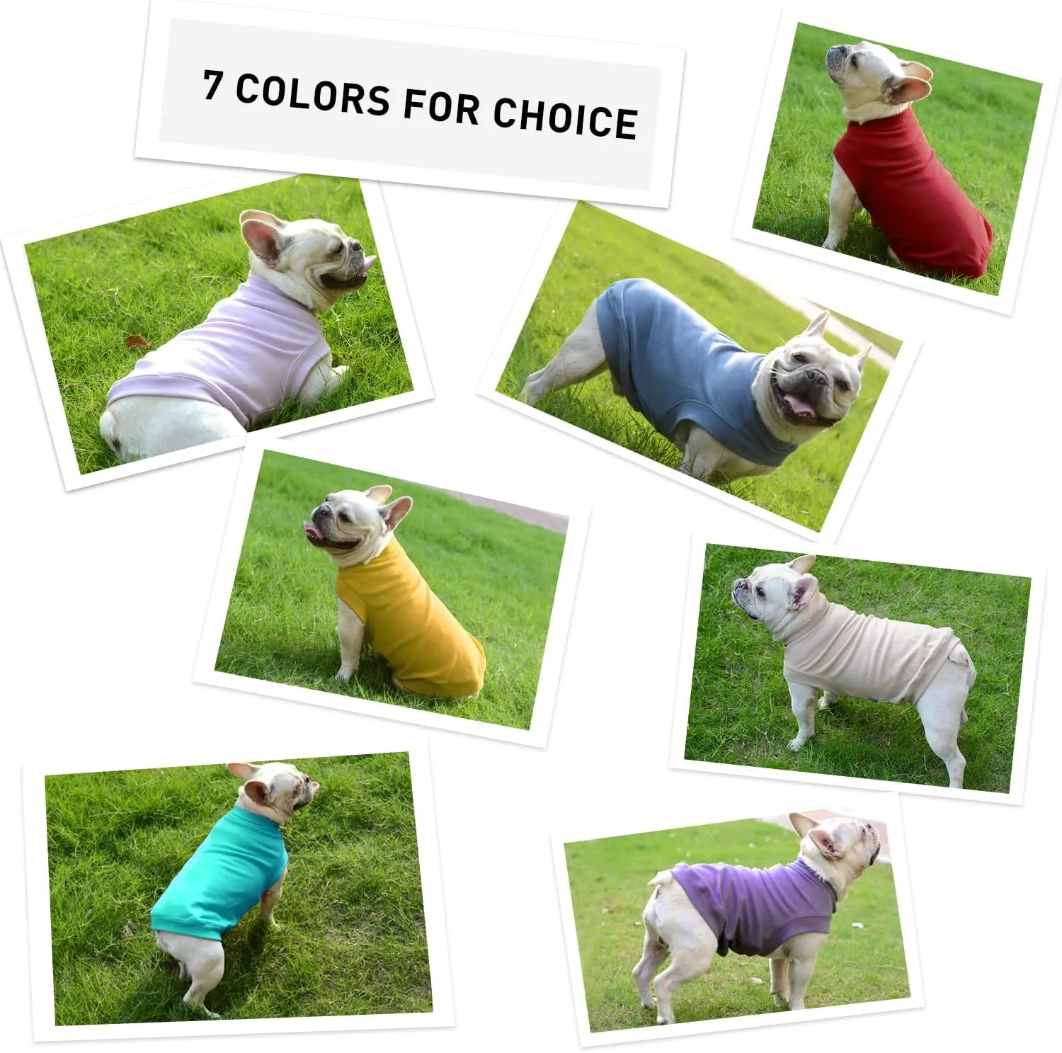 Dociote Soft Fleece Dog Sweatshirt - Warm Pet Sweaters for Small/Medium Dogs & Cats - Comfortable Winter Clothes (Grey-Blue, Medium)
