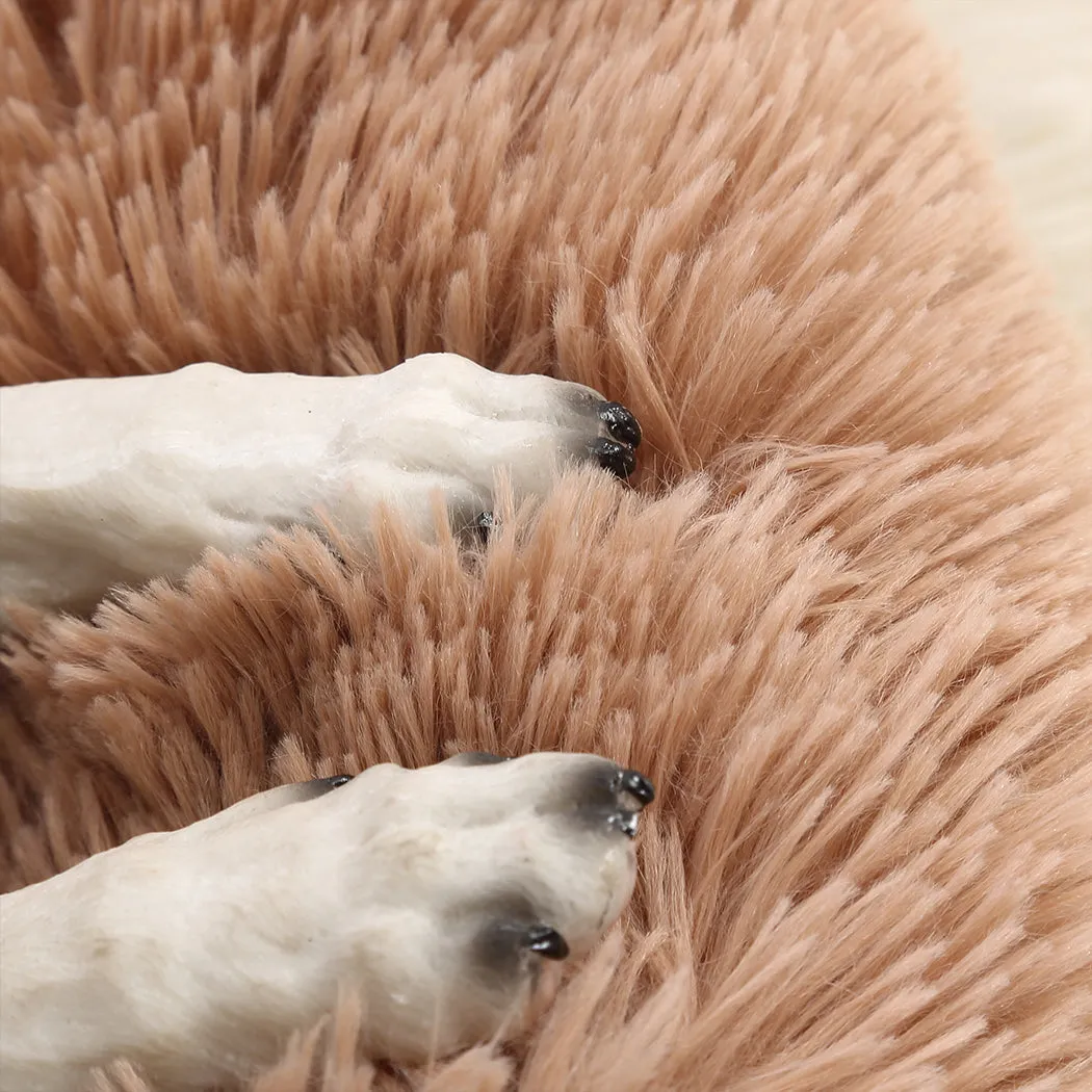 Dog Bed XXL, Soft Winter Cushion Mat, Brown