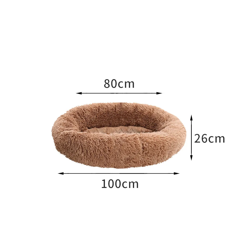 Dog Bed XXL, Soft Winter Cushion Mat, Brown