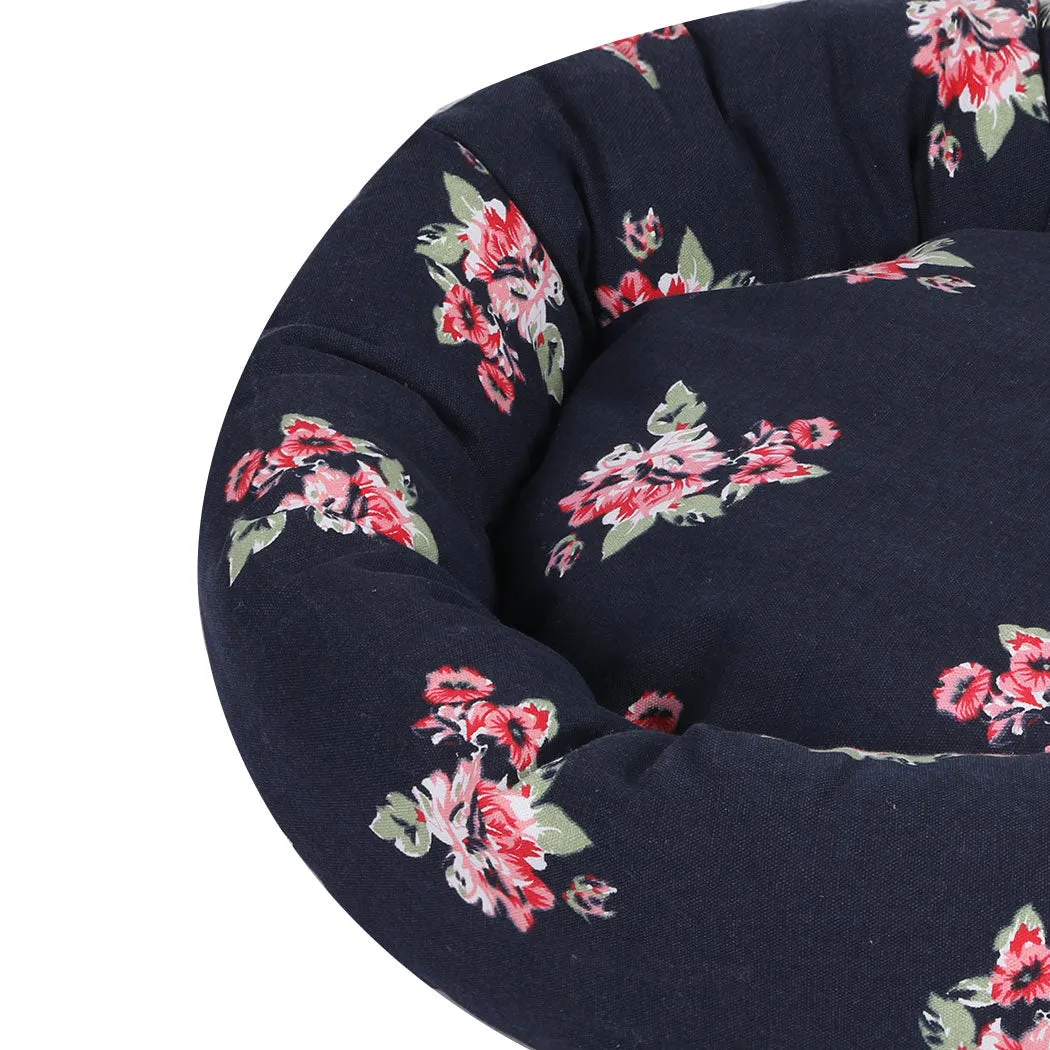 Dog Calming Bed Pet Cat Washable Portable Round Kennel for Summer Outdoor - XL