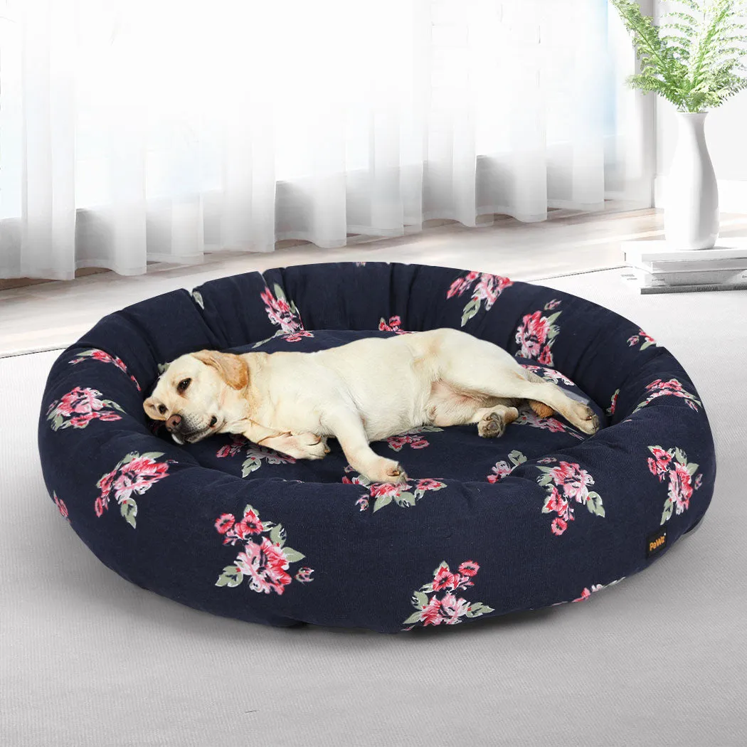 Dog Calming Bed Pet Cat Washable Portable Round Kennel Summer Outdoor - XXXL