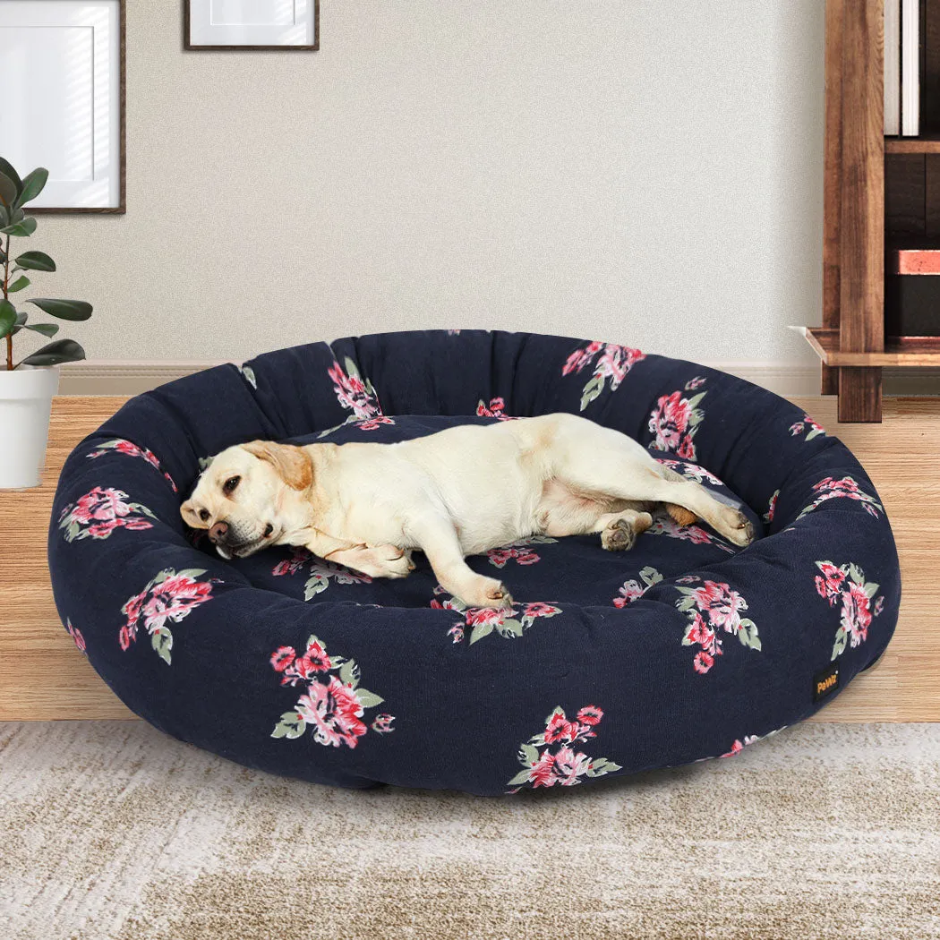 Dog Calming Bed Pet Cat Washable Portable Round Kennel Summer Outdoor - XXXL