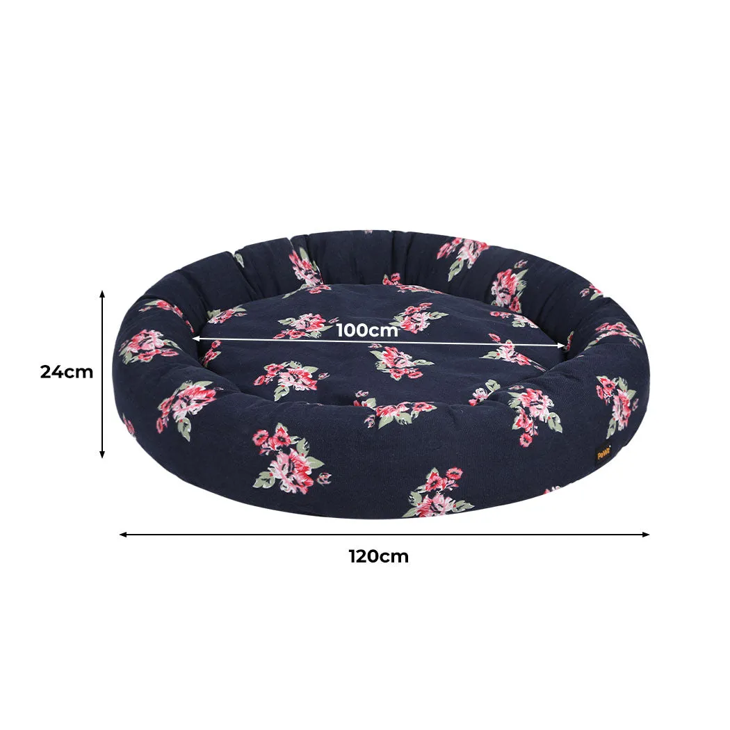 Dog Calming Bed Pet Cat Washable Portable Round Kennel Summer Outdoor - XXXL