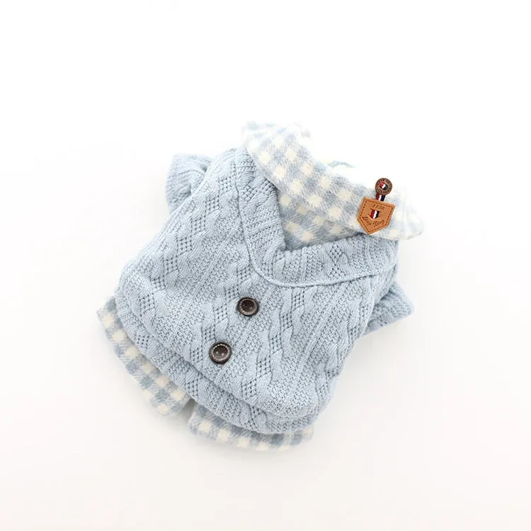 Dog Sweater Plaid