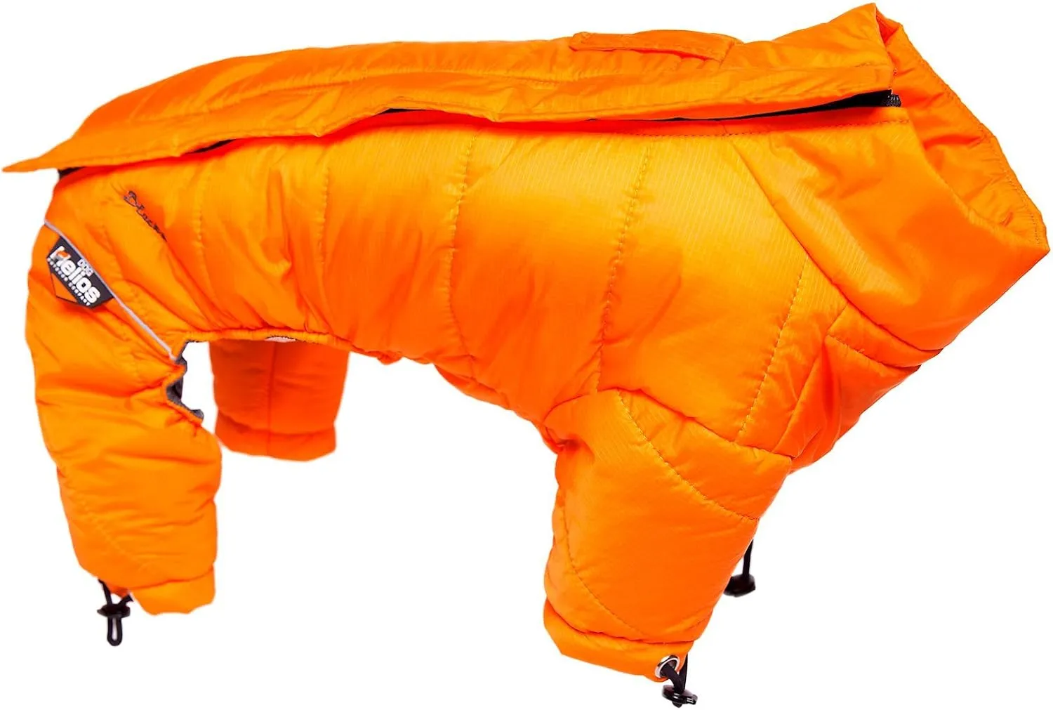 DOGHELIOS 'Thunder-Crackle' Full-Body Bodied Waded-Plush Adjustable and 3M Reflective Pet Dog Jacket Coat w/ Blackshark Technology, Small, Grenadine Red