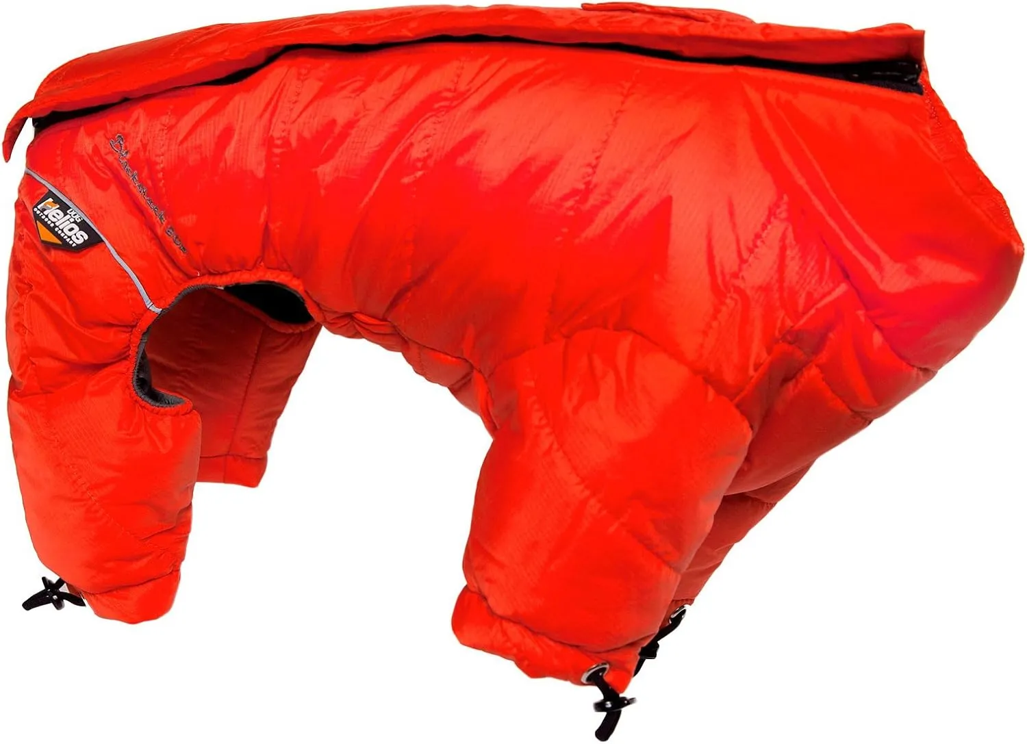 DOGHELIOS 'Thunder-Crackle' Full-Body Bodied Waded-Plush Adjustable and 3M Reflective Pet Dog Jacket Coat w/ Blackshark Technology, Small, Grenadine Red