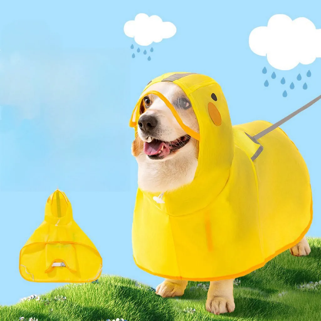 Duck Pet Rain Coat