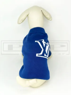 Ellie Initials Blue Sweater