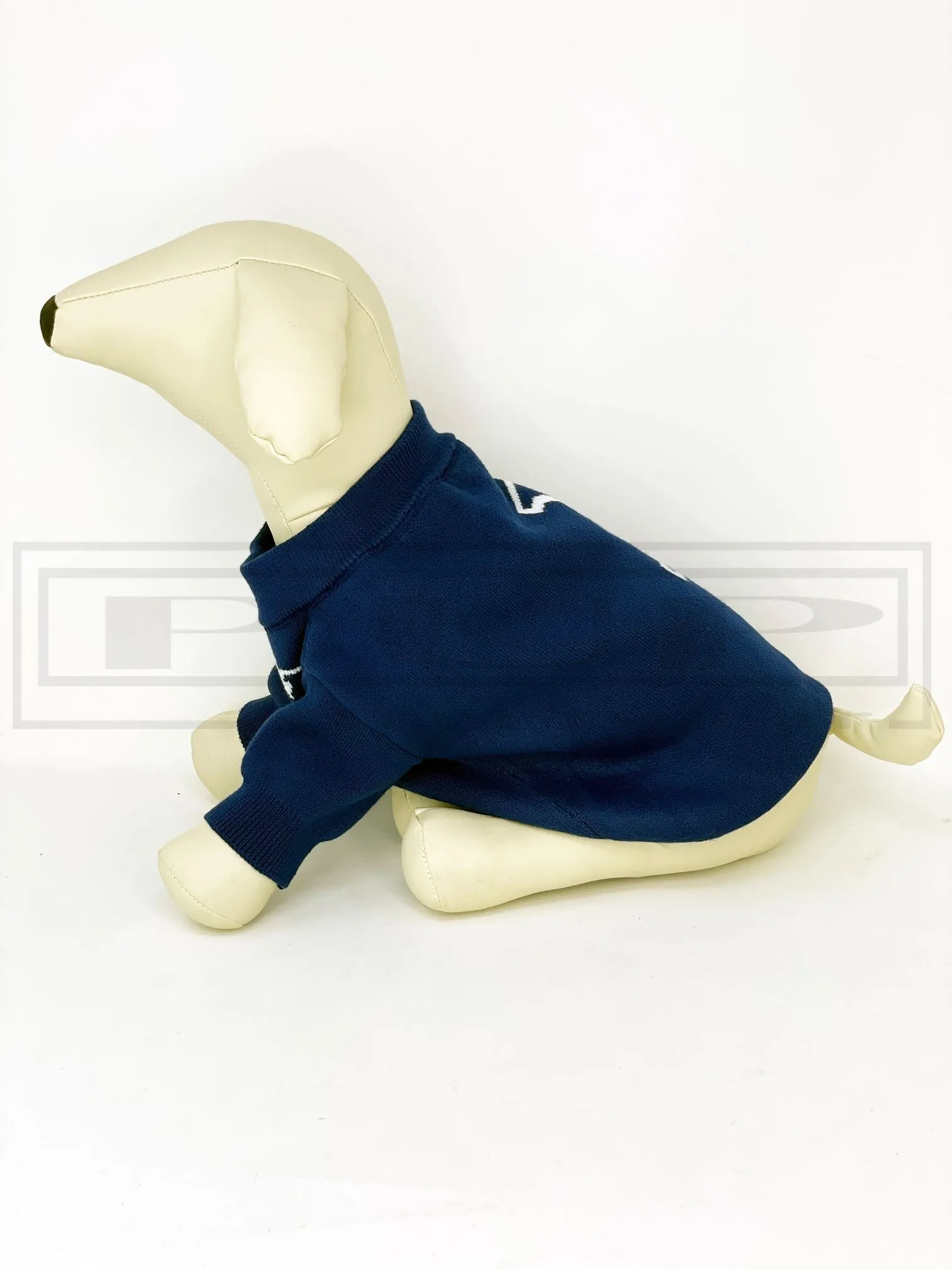Ellie Initials Blue Sweater