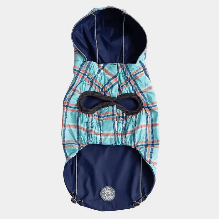 GF Pet Reversible Raincoat Navy For Dogs