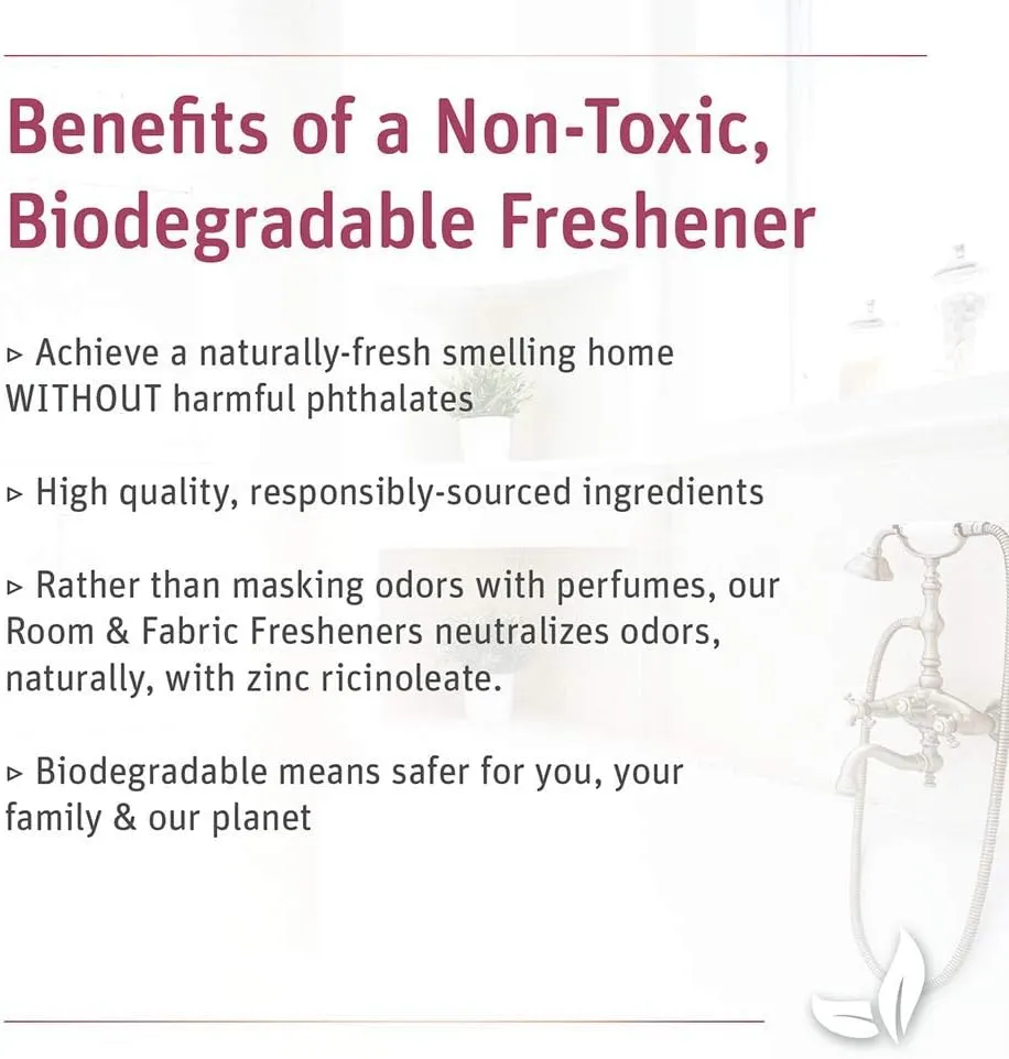 Grab Green Room and Fabric Freshener, 7 Ounce (Pack of 3), Tangerine Lemongrass Scent, Plant and Mineral Based, Eliminates Odors, Freshens Rooms, Refr