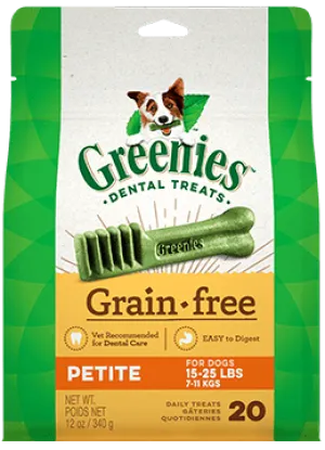 Greenies Petite Grain Free 12oz