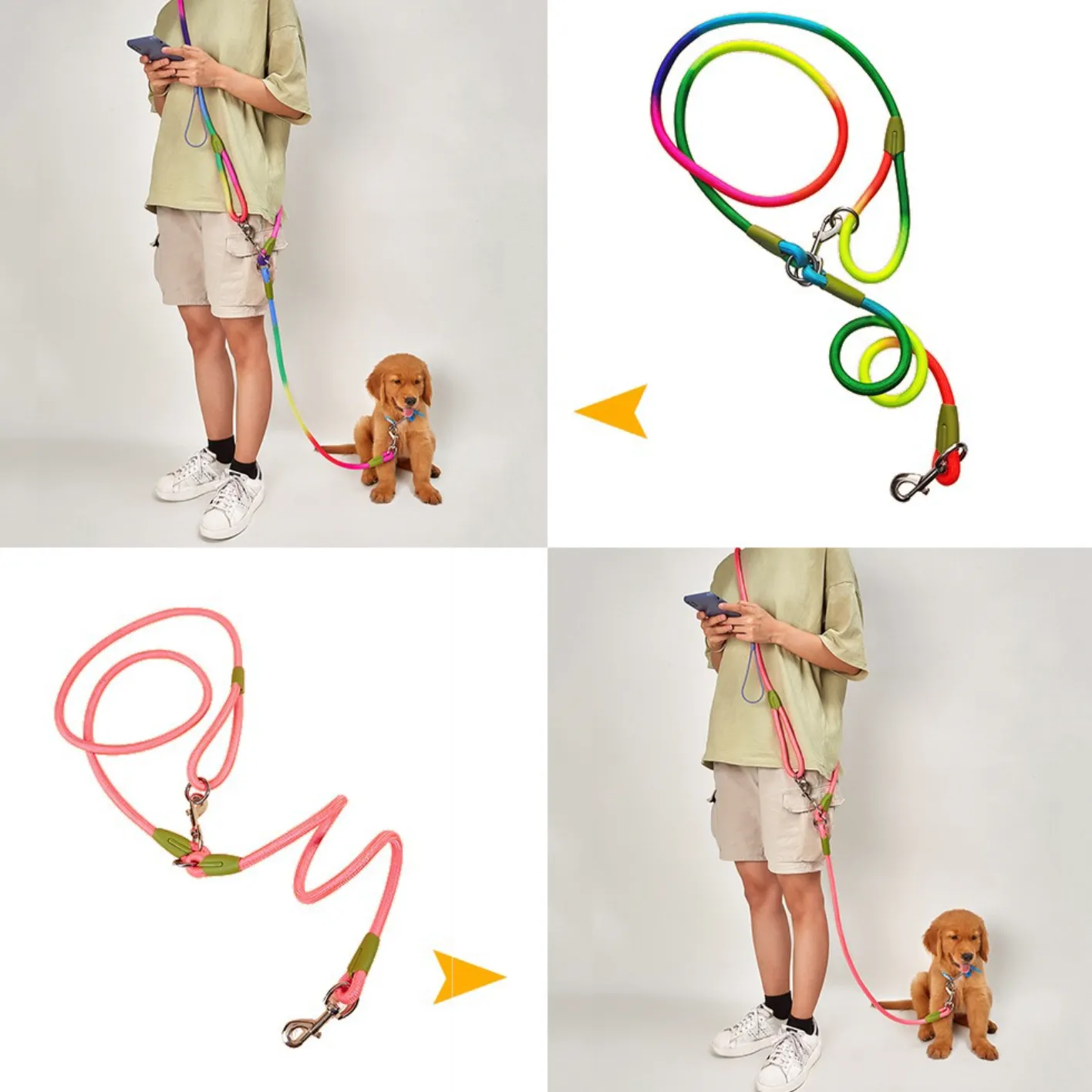 Hands-Free Crossbody Leash