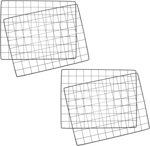 Happyyami Dog Crate Divider Panel 4pcs Iron Mesh Barrier Expandable Dog Fence Easy to Install Pet Playpen for Indoor Outdoor