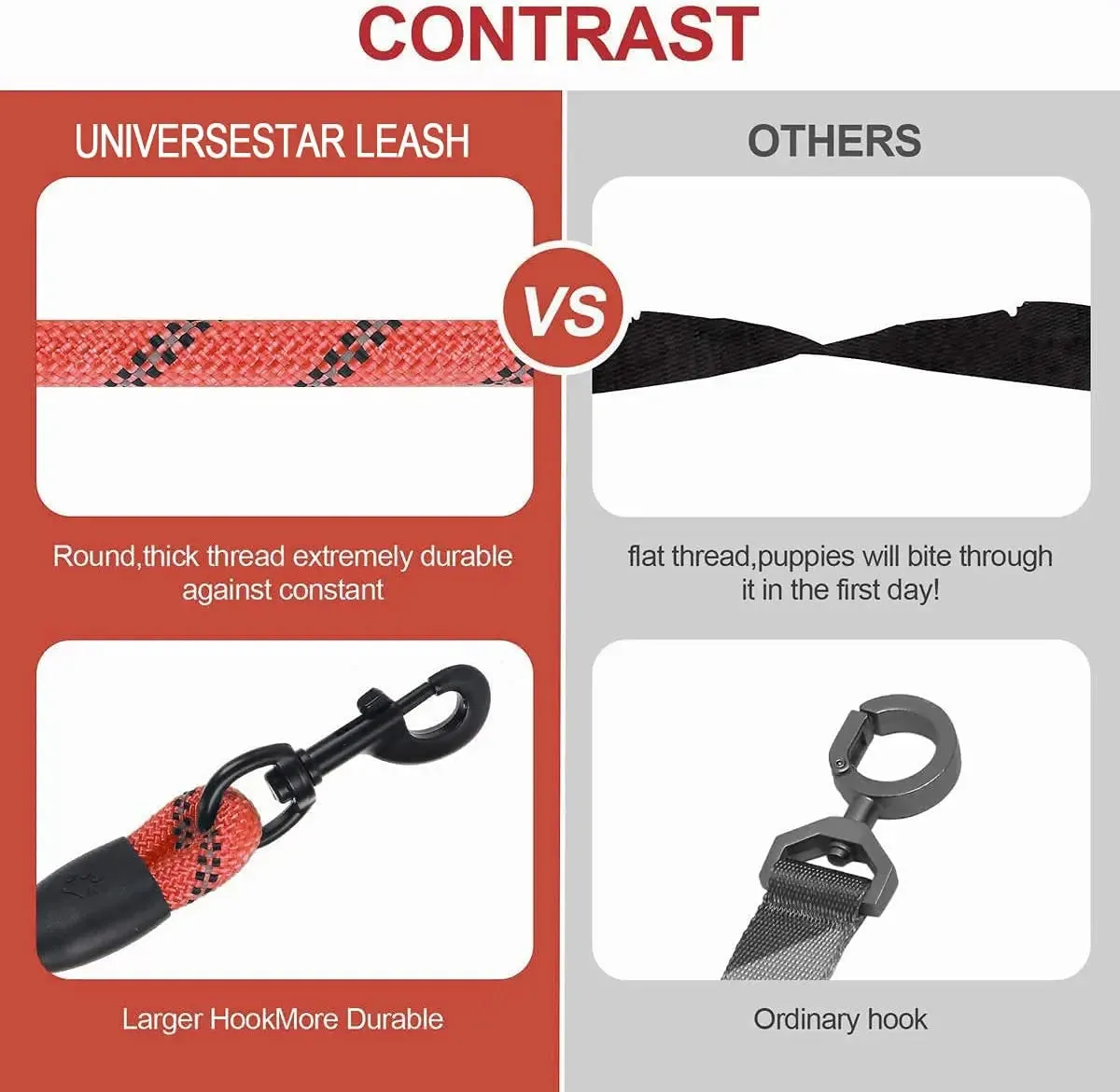 HEAVY DUTY Nylon Braided Color luxury dog LEASH